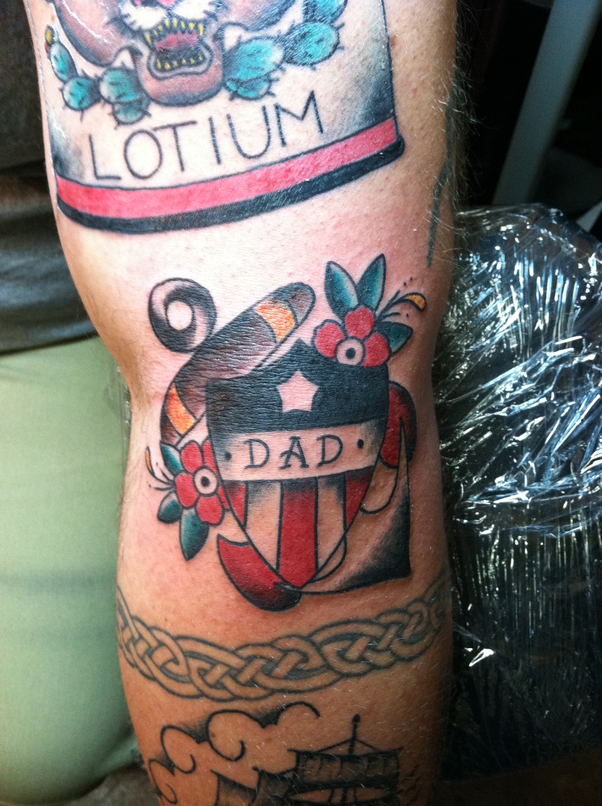 traditional_dad_shield_and_anchor_tattoo_by_david_meek_tattoos_tucson_arizona