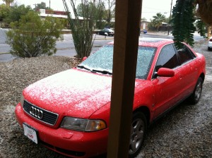 snow in tucson early 2012 is