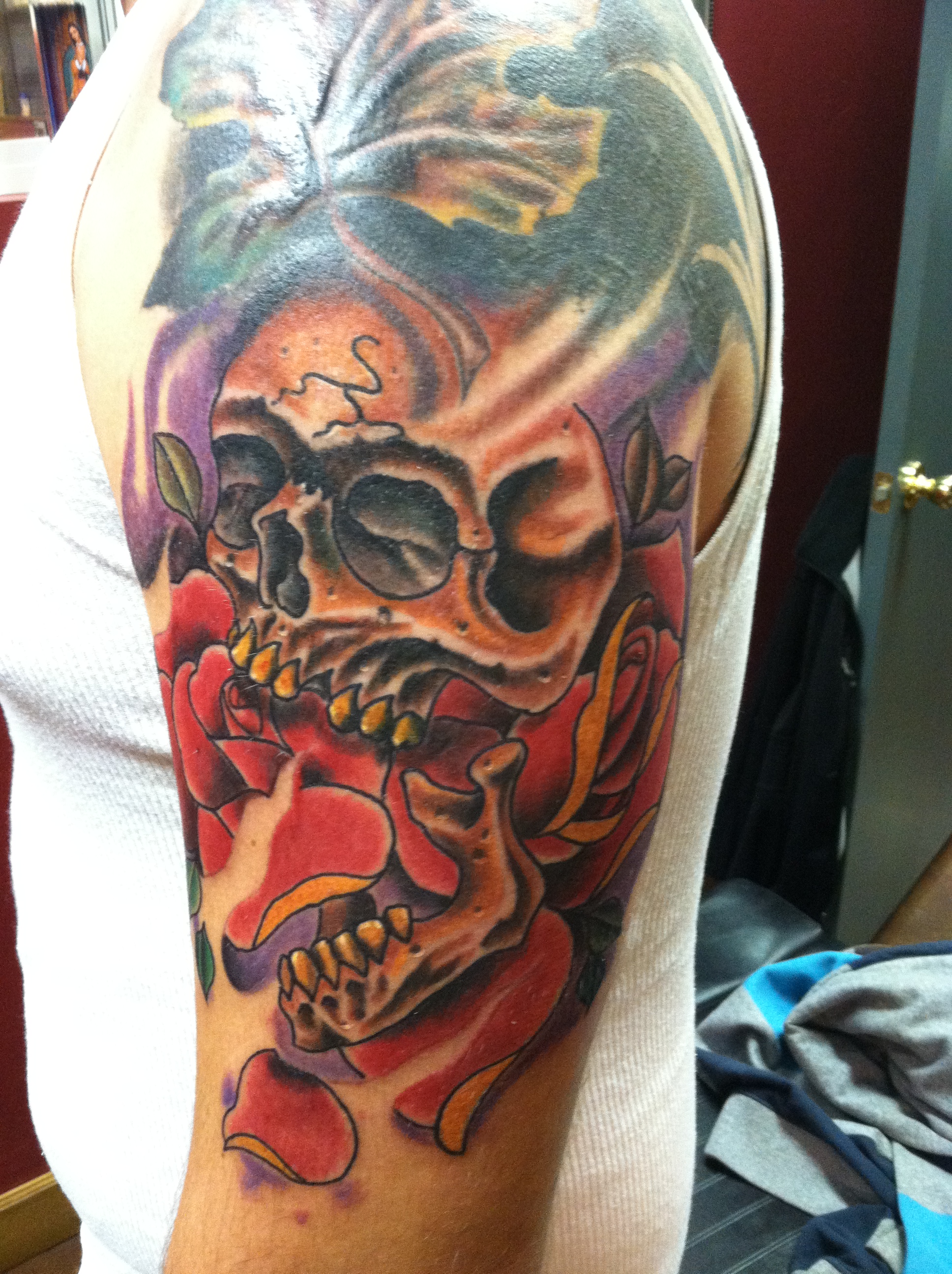 rose_half_sleeve_tattoo_by_david_meek_tattoos_tucson_arizona
