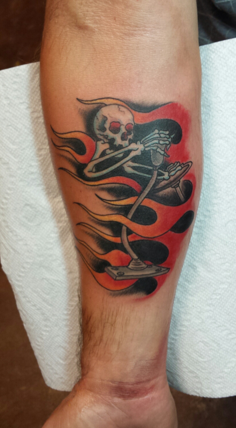 Tattoo by Nic Hot Rod Inkin Ocean Gate NJ  rtraditionaltattoos