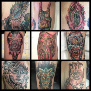 Best tattoos in columbus ohio by Joey knuckles of sacred hand tattoo society